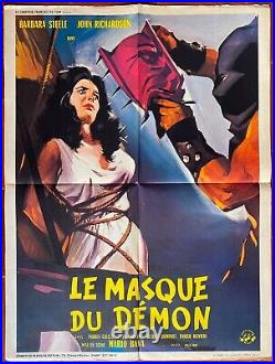 Affiche LE MASQUE DU DEMON Black Sunday MARIO BAVA Barbara Steele 60x80