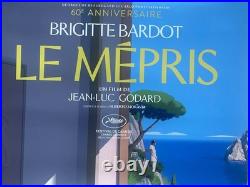 Affiche LE MEPRIS Jean-Luc Godard BRIGITTE BARDOT Laurent Durieux 40x60cm 2023