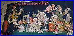 Affiche La Menthe Pastille Originale Oge Au Tribunal De La Haye 198 X 130  1906