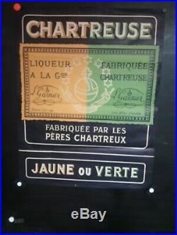Affiche Liqueur Chartreuse Texte