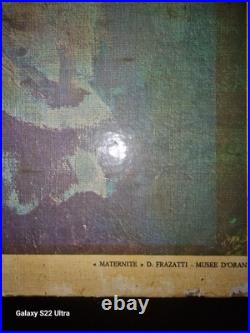 Affiche Lithographie Air Algérie Ancienne