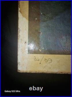 Affiche Lithographie Air Algérie Ancienne