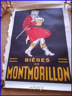 Affiche Lithographiee Biere De Montmorillon