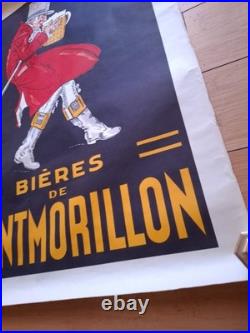 Affiche Lithographiee Biere De Montmorillon