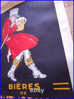 Affiche Lithographiee Biere De Montmorillon