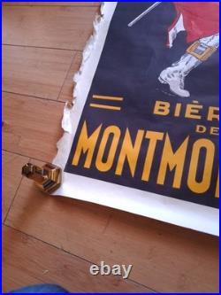 Affiche Lithographiee Biere De Montmorillon