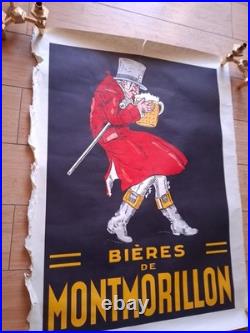 Affiche Lithographiee Biere De Montmorillon