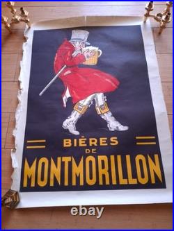 Affiche Lithographiee Biere De Montmorillon