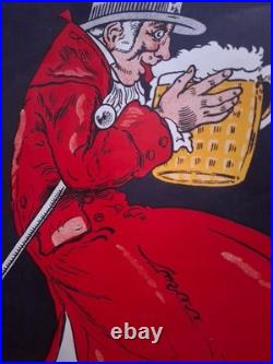 Affiche Lithographiee Biere De Montmorillon