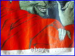 Affiche Lithographiee Cigarettes Hamidie (diable, Devil, Demon)