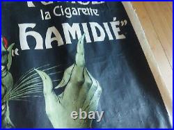 Affiche Lithographiee Cigarettes Hamidie (diable, Devil, Demon)