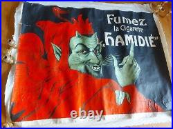 Affiche Lithographiee Cigarettes Hamidie (diable, Devil, Demon)