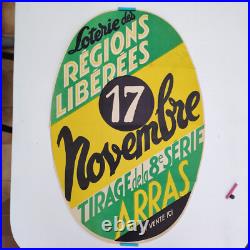 Affiche Loterie nationale, régions libées Arras