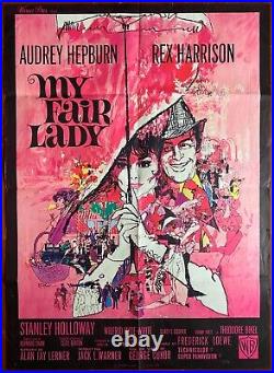 Affiche MY FAIR LADY George Cukor AUDREY HEPBURN Rex Harrison 60x80cm