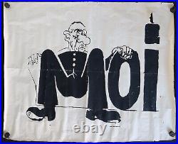 Affiche Mai 68 DE GAULLE MOI Atelier Populaire 1968 120x100cm poster 396