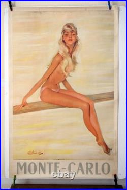 Affiche Monte Carlo J. G. Domergue 1949