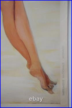 Affiche Monte Carlo J. G. Domergue 1949