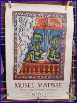 Affiche Musée Matisse Nice 1980 Originale