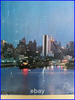 Affiche New York 196 cm x 68 cm vers 1970