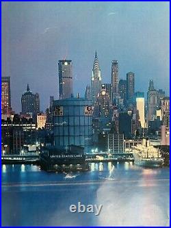 Affiche New York 196 cm x 68 cm vers 1970