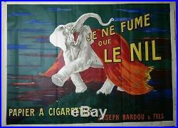 Affiche ORIGINALE de CAPPIELLO JE NE FUME QUE LE NIL 1912 L' Éléphant