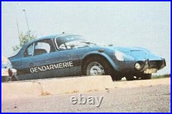 Affiche Orig. Gendarmerie Renault Alpine A 110 Matra Jet 1966 1970 Db R8 Gordini