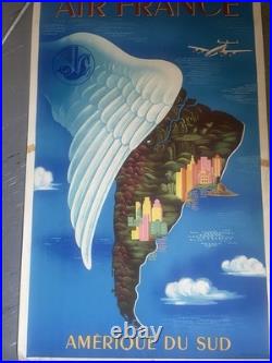 Affiche Original Ancienne air france