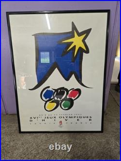 Affiche Original Jeux Olympique D'hivert 1992