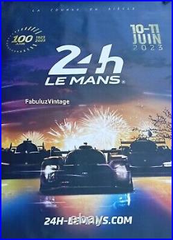 Affiche Originale 118x175 24heures Du Mans 2023 Toyota Ferrari Porsche