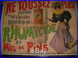 Affiche Originale Ancienne Luc Beguey Rhumicide