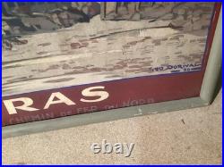 Affiche Originale Arras Chemins De Fer 1920 104,5 x 75,5 cm Première Guerre