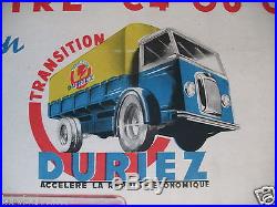 Affiche Originale Citroen C4 C6 Duriez Carrosserie 1946 Jouet Jrd Cij Dinky Toy