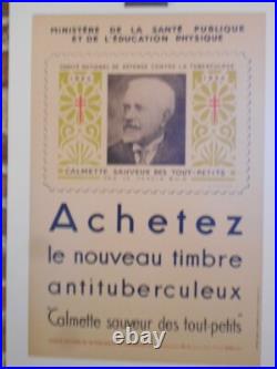 Affiche Originale Entoilee Sante Publique