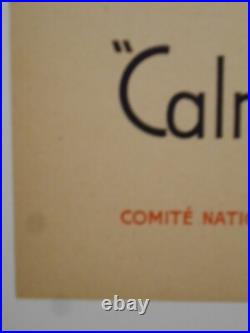 Affiche Originale Entoilee Sante Publique