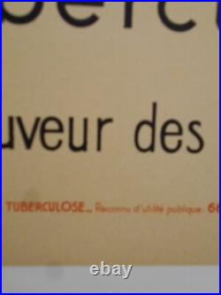 Affiche Originale Entoilee Sante Publique