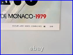 Affiche Originale Grand Prix Monaco 1979