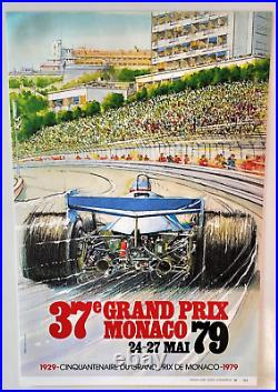 Affiche Originale Grand Prix Monaco 1979 (37éme édition)