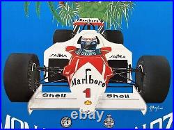 Affiche Originale Grand Prix Monaco 1987