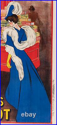 Affiche Originale Leonetto Cappiello Biscuits Pernot PAC Dijon 1905