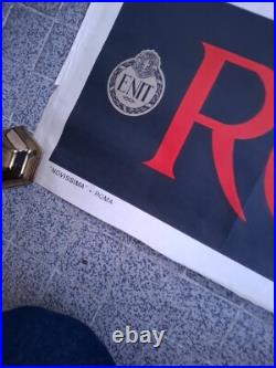 Affiche Originale Lithographiee Rome, Annees 30, 40's  Manifesto, Poster