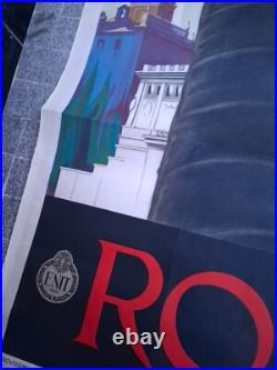 Affiche Originale Lithographiee Rome, Annees 30, 40's  Manifesto, Poster