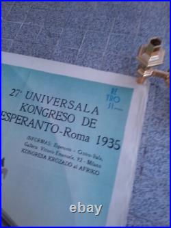 Affiche Originale Lithographiee Rome, Annees 30, 40's  Manifesto, Poster