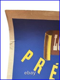 Affiche Originale Loterie Nationale 1942 Préventoria Roger Broders Montagne