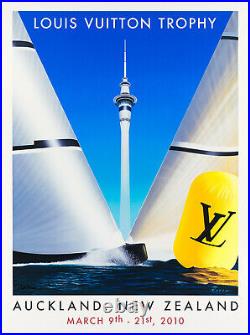 Affiche Originale Louis Vuitton Trophy Razzia Auckland Nouvelle Zelande 2010