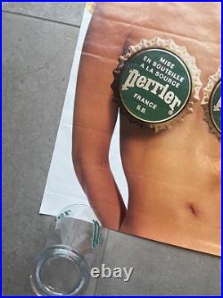 Affiche Originale PERRIER Hep, garçon! 60 x 80 cm Ogilvy 1992