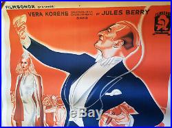 Affiche Originale Peron Rene Cafe De Paris