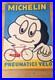 Affiche Originale Poster Michelin Bibendum 48x67 -bonetti Milano Pneu Velo
