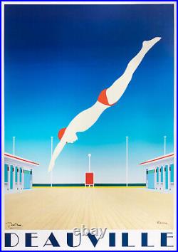 Affiche Originale Razzia Deauville Normandie Festival Film Planches 1983