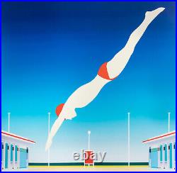 Affiche Originale Razzia Deauville Normandie Festival Film Planches 1983
