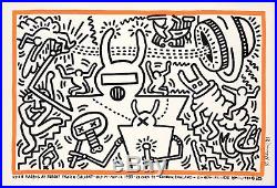 Affiche Originale Signée Keith Haring Pop Art Street Art Graffiti 1983